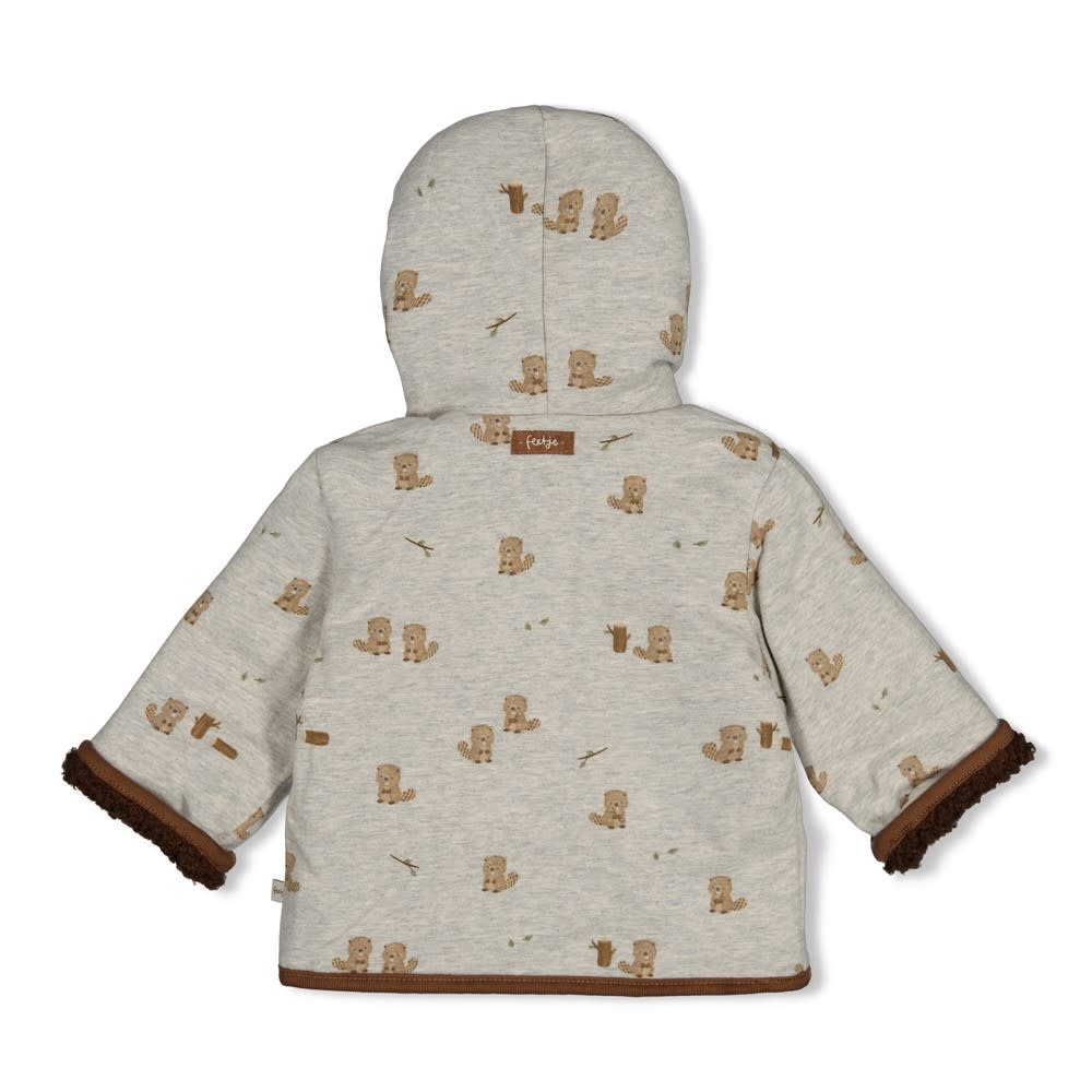Feetje Omkeerbaar teddy jasje met capuchon - Tiny Timber Tales 51800364-3