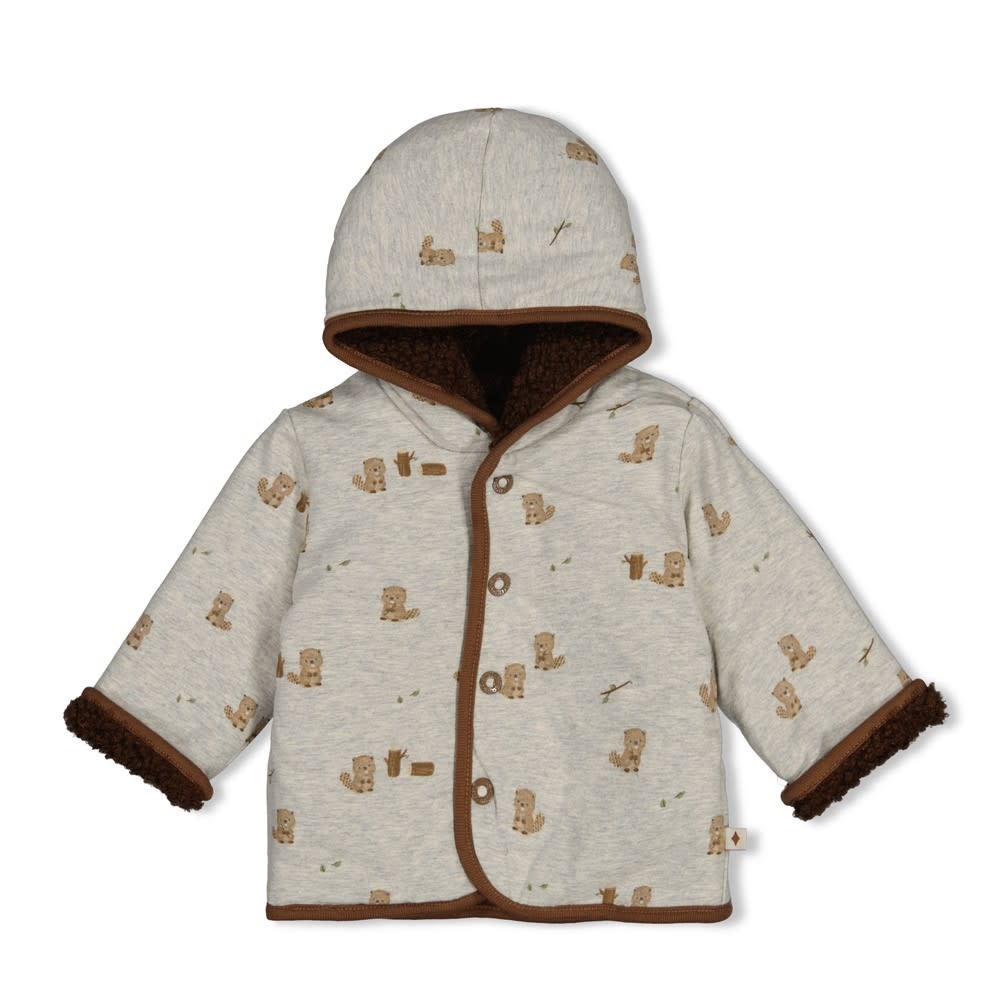 Feetje Omkeerbaar teddy jasje met capuchon - Tiny Timber Tales 51800364-4