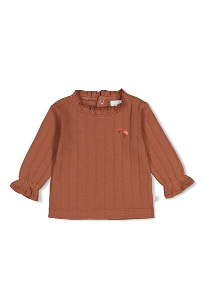 Feetje Shirtje LM pointelle rib - Forest Garden 51602815