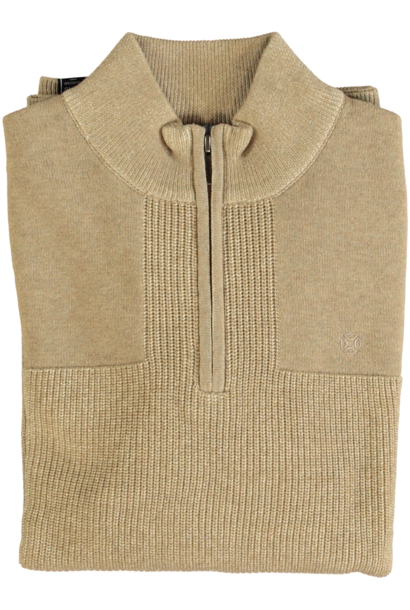 Pullover Rits Ribstructuur 62.1116