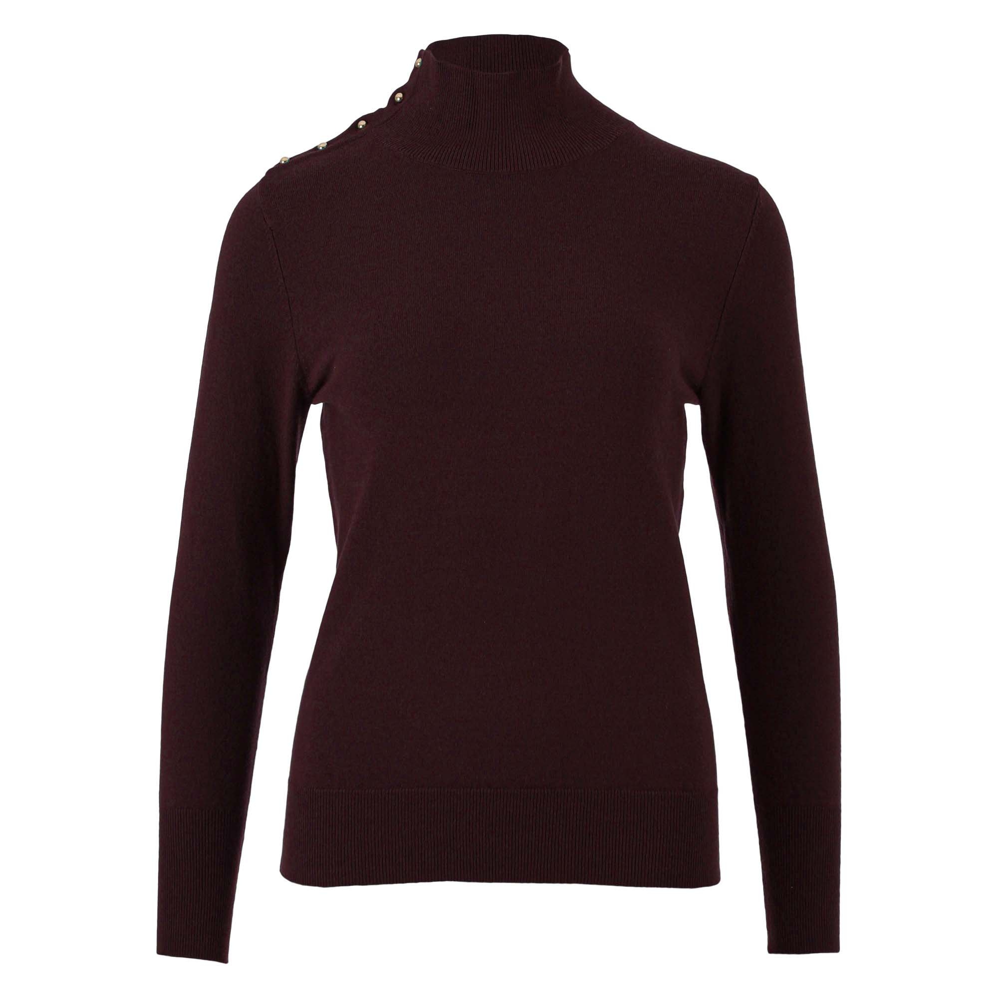 Enjoy Pullover Turtleneck Schouder Knoopjes 890601-4