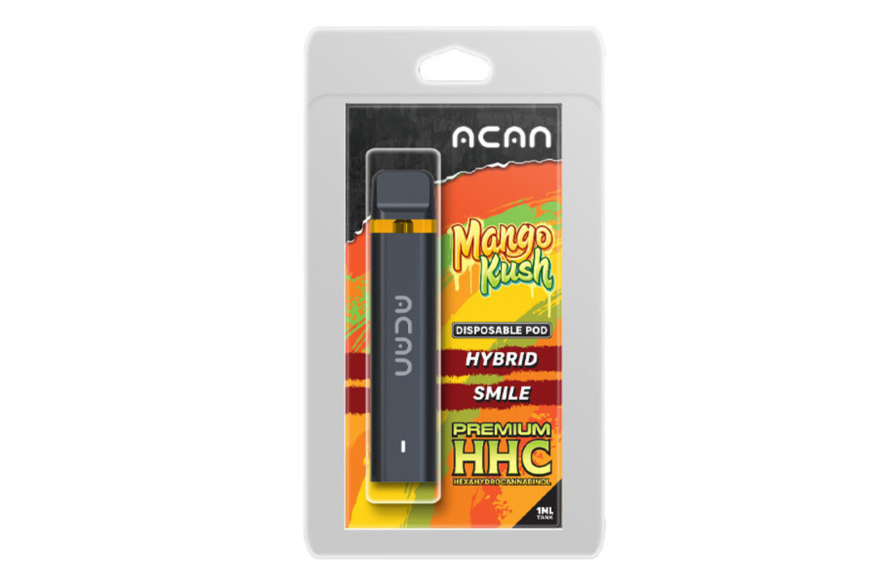 Acan Gold Premium HHC Vape Mango Kush - 1ml Acan Gold Premium HHC Vape Mango Kush - 1ml