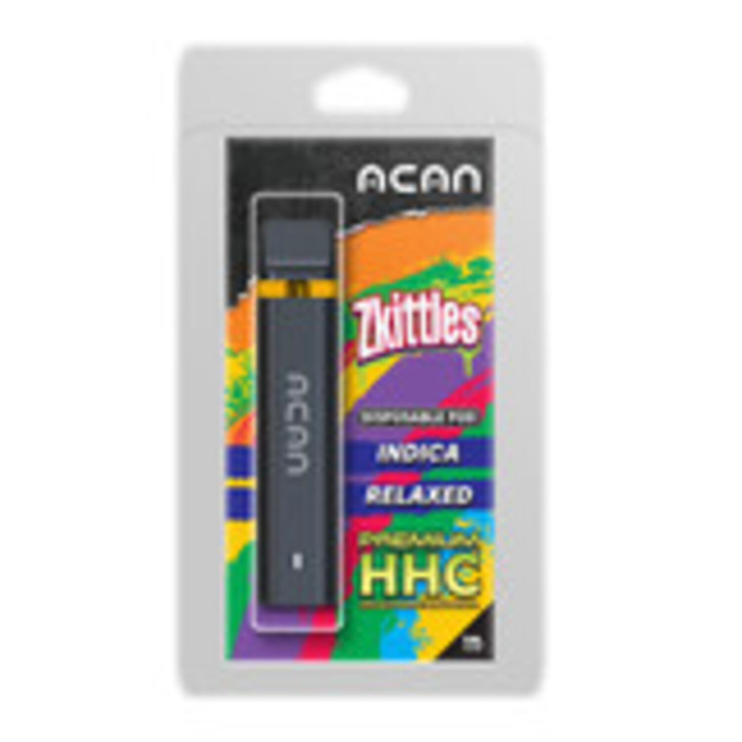 Acan Gold Premium HHC Vape Zkittles - 1ml | 95% HHC Distillate