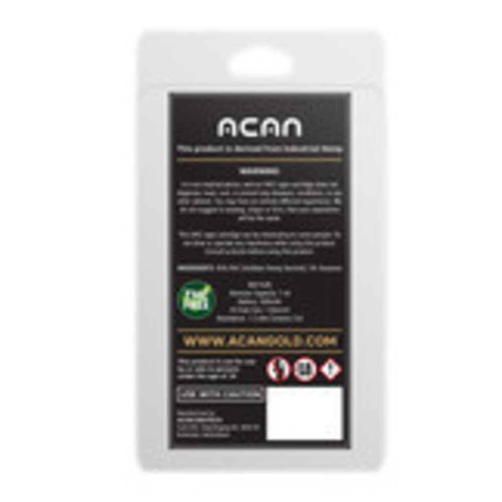 Acan Gold Premium  HHC Vape Platinum Cookie - 1ml Acan Gold Premium  HHC Vape Platinum Cookie - 1ml