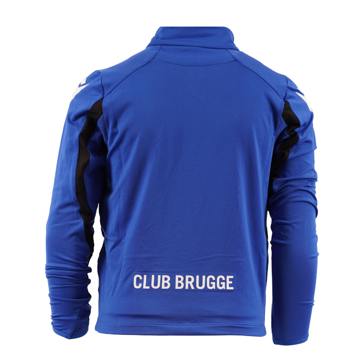 Sweater zip blauw kids 21/22 - Club Brugge