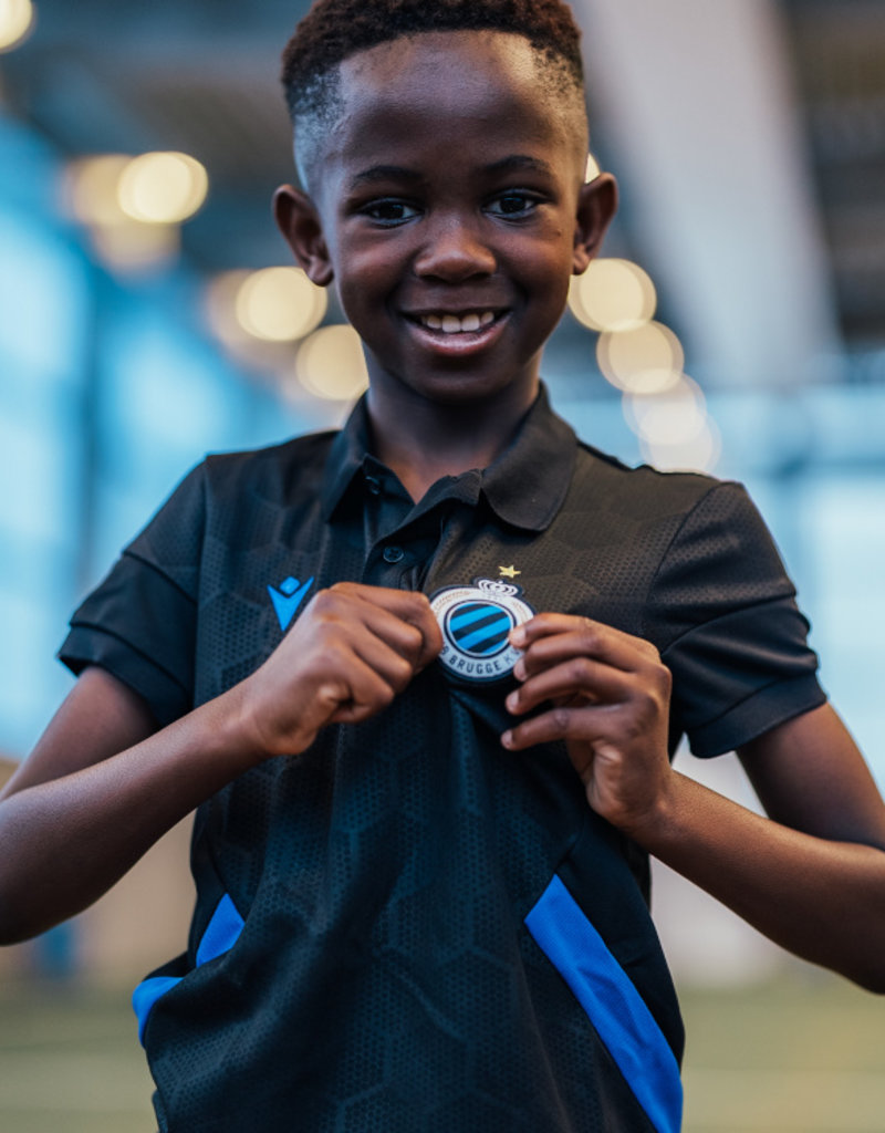 Polo zwart kids 22/23