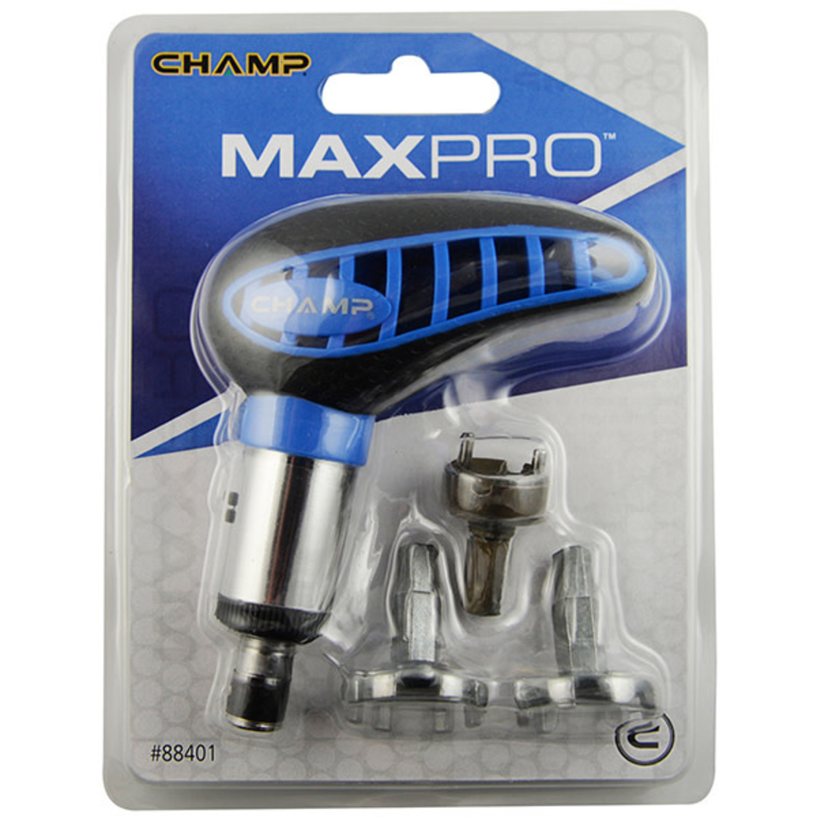 Champ Champ  Max Pro Spike sleutel zwart/blauw