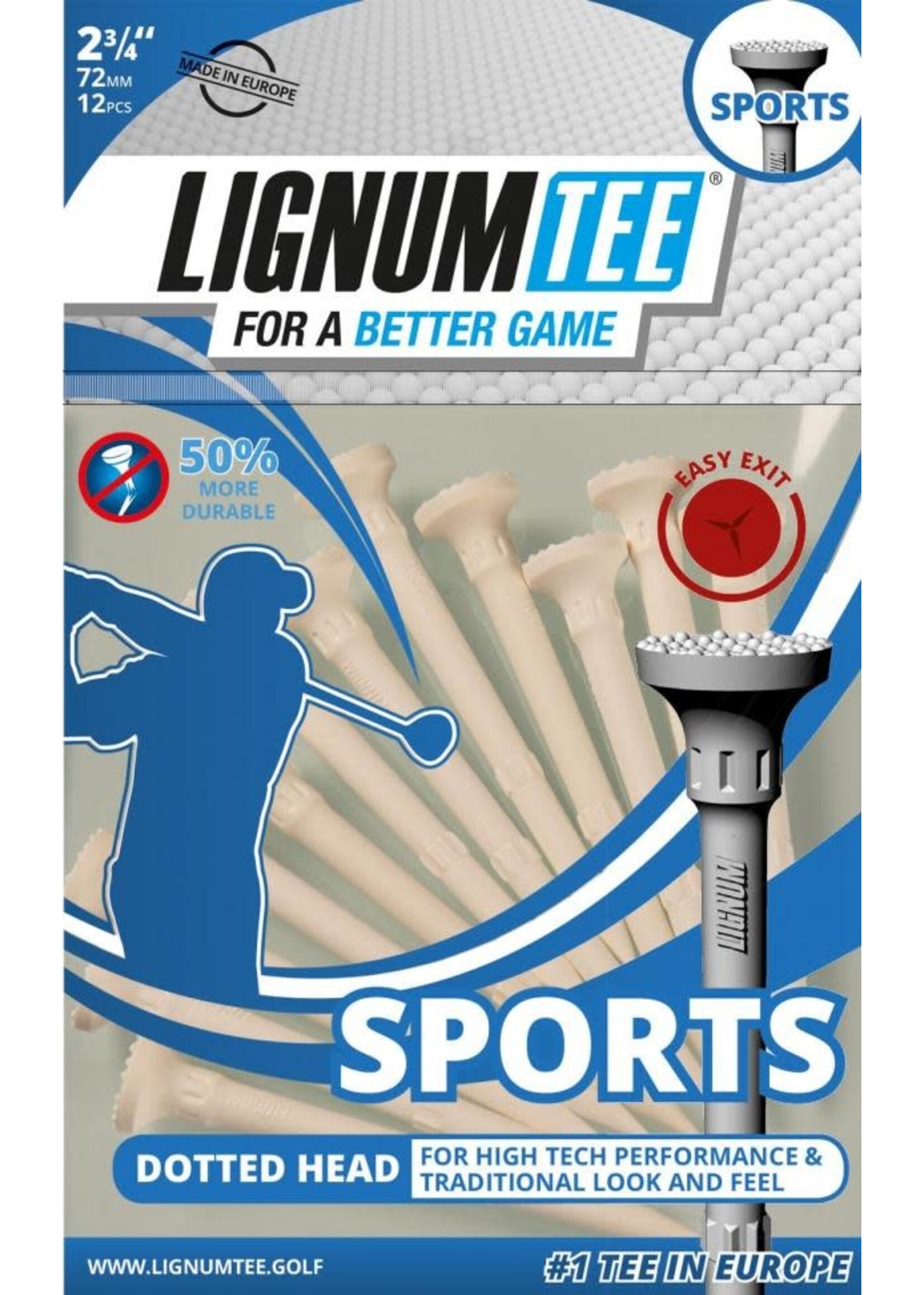 Lignum Lignum Tees 72mm Sports