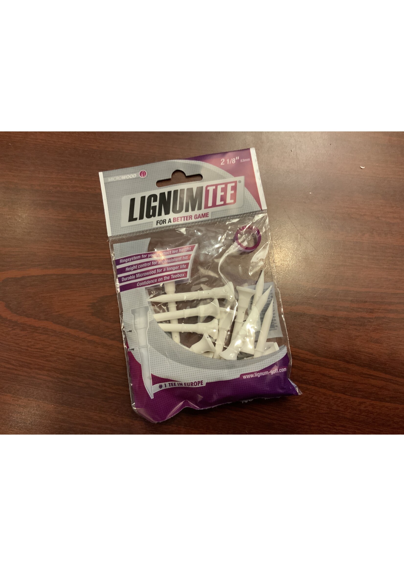 Lignum Lignum Tees 53mm White