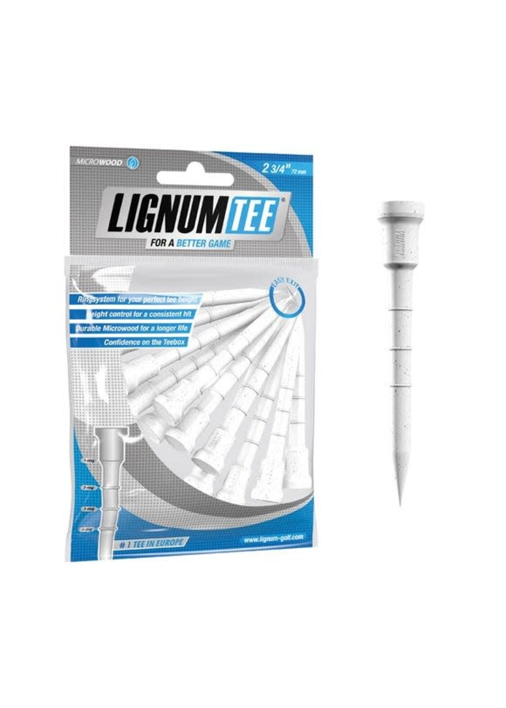 Lignum Lignum Tees 72mm White