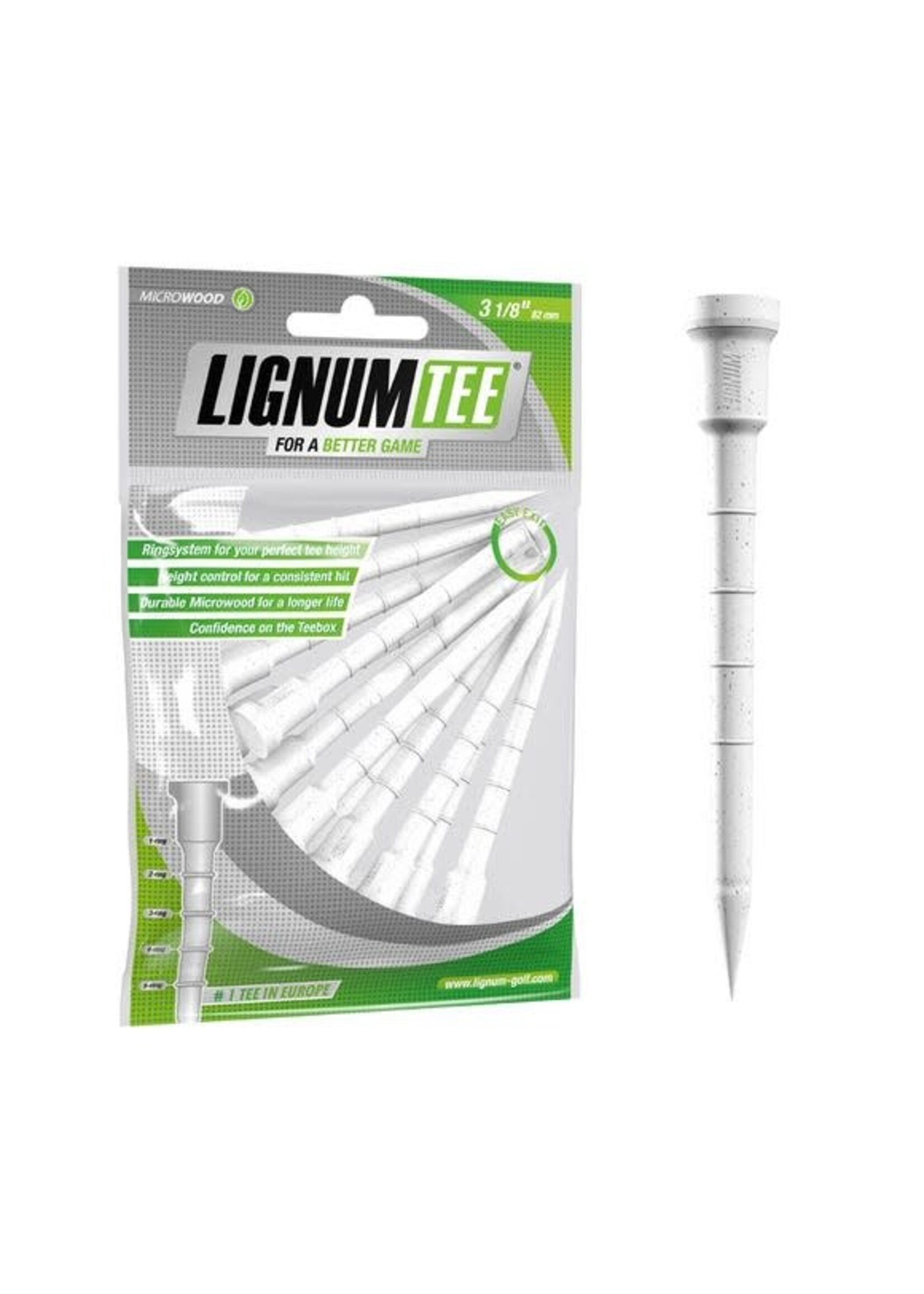 Lignum Lignum Tees 82mm White