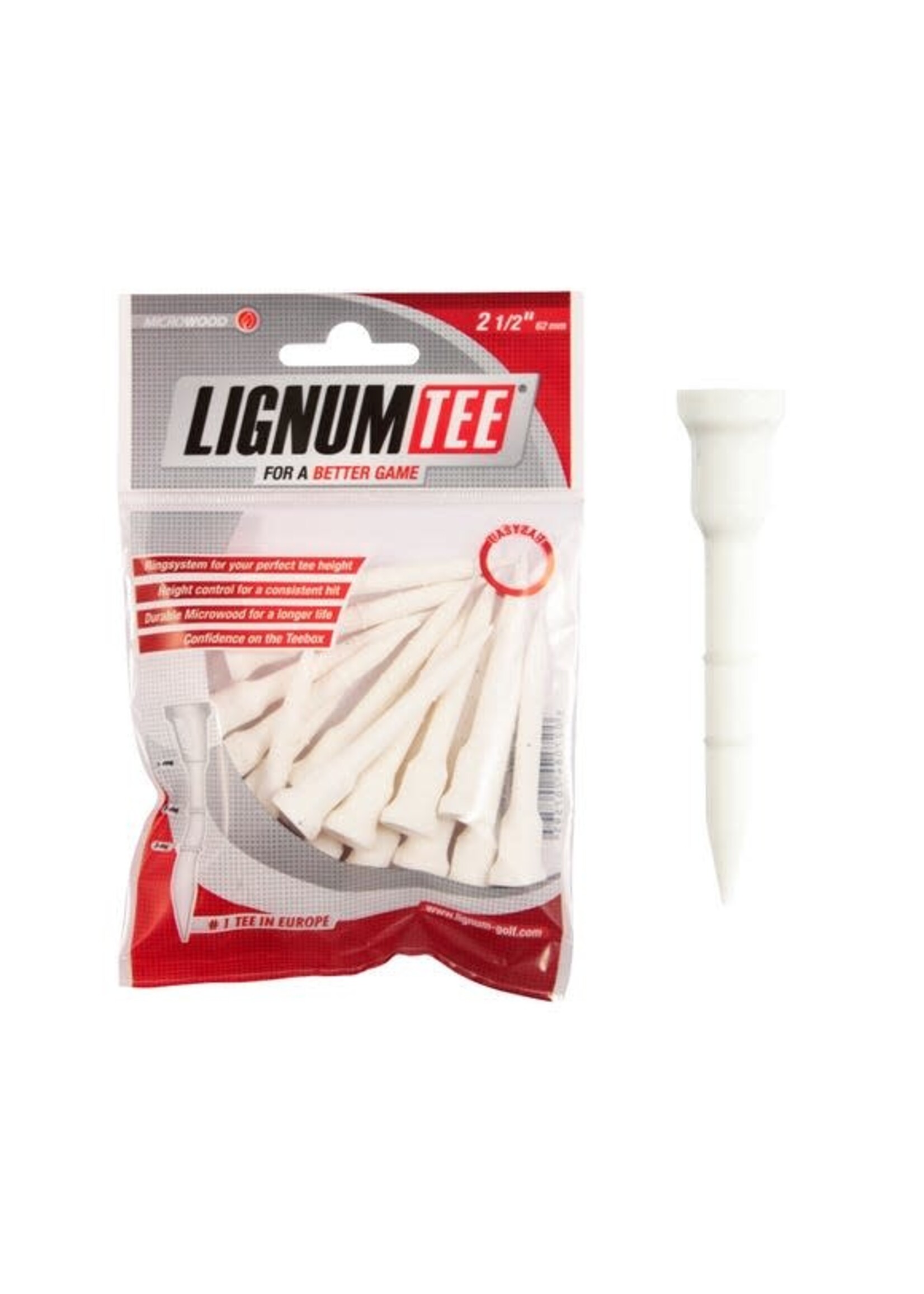 Lignum Lignum Tees 62mm White