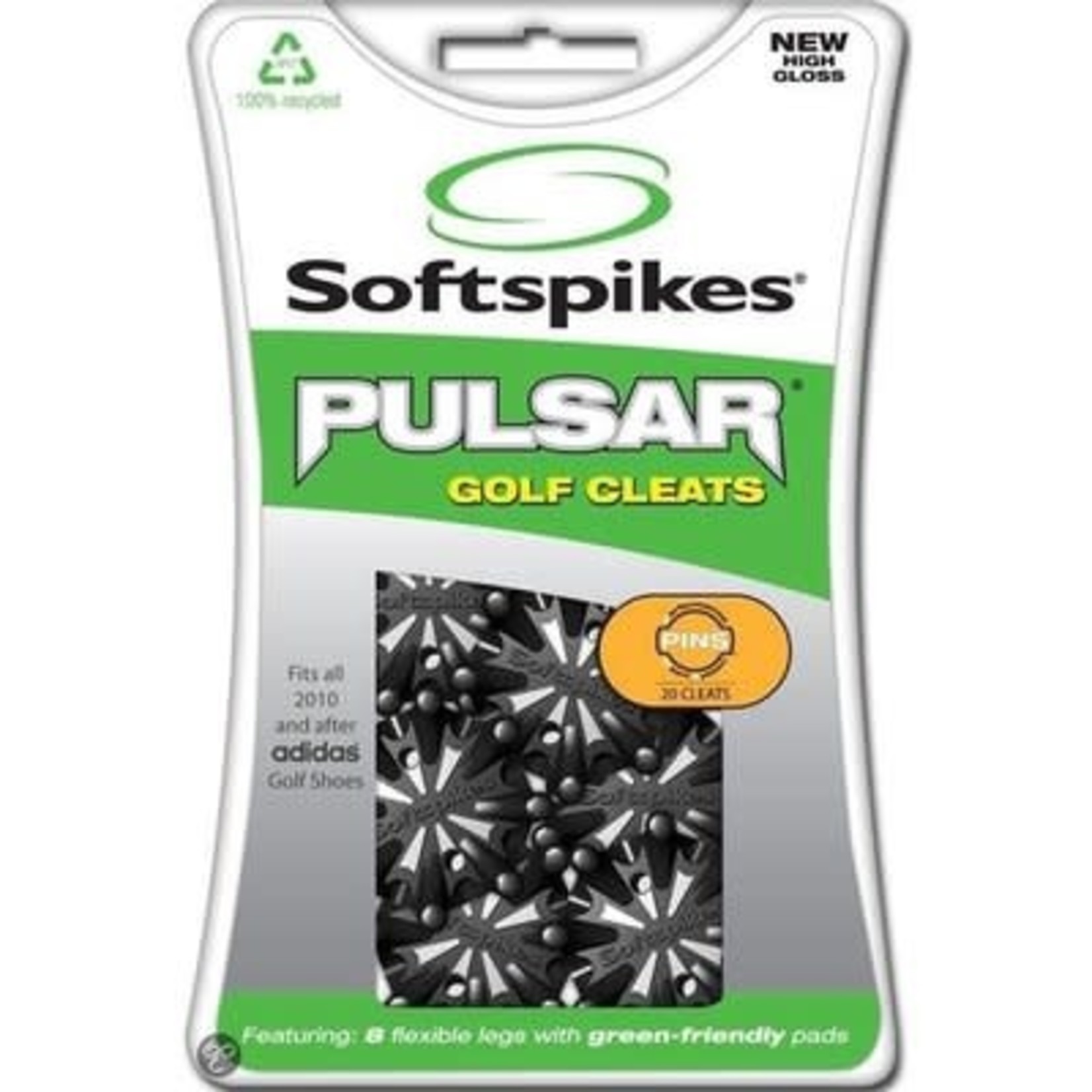 Softspikes Softspikes Pulsar (PINS) Zwart