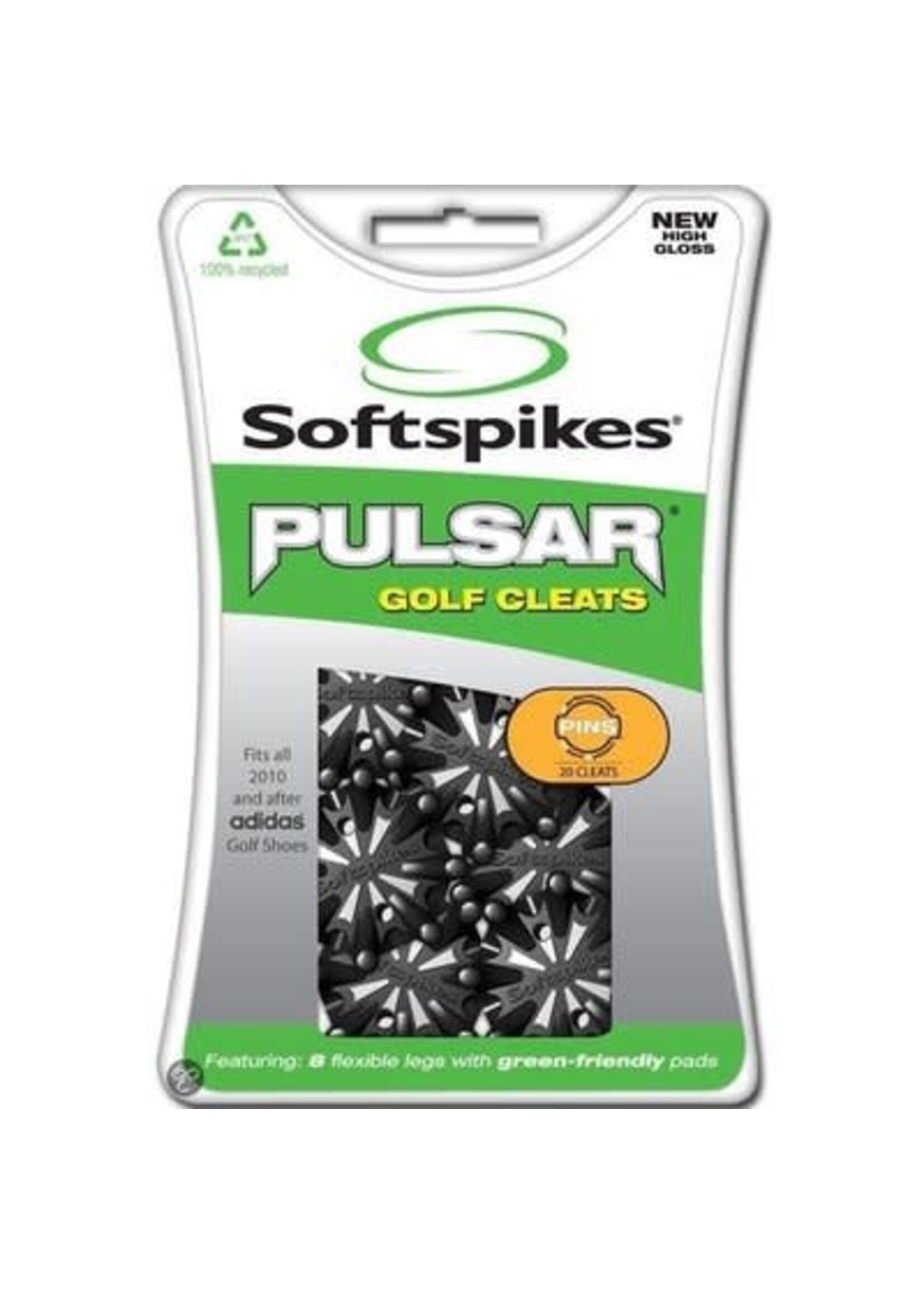 Softspikes Softspikes Pulsar (PINS) Zwart