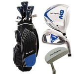 Ben Sayers Ben Sayers M8 complete set Black/Blue Cartbag Heren RH staal +1"