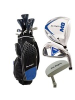 Ben Sayers Ben Sayers M8 complete set Black/Blue Cartbag Heren RH staal +1"