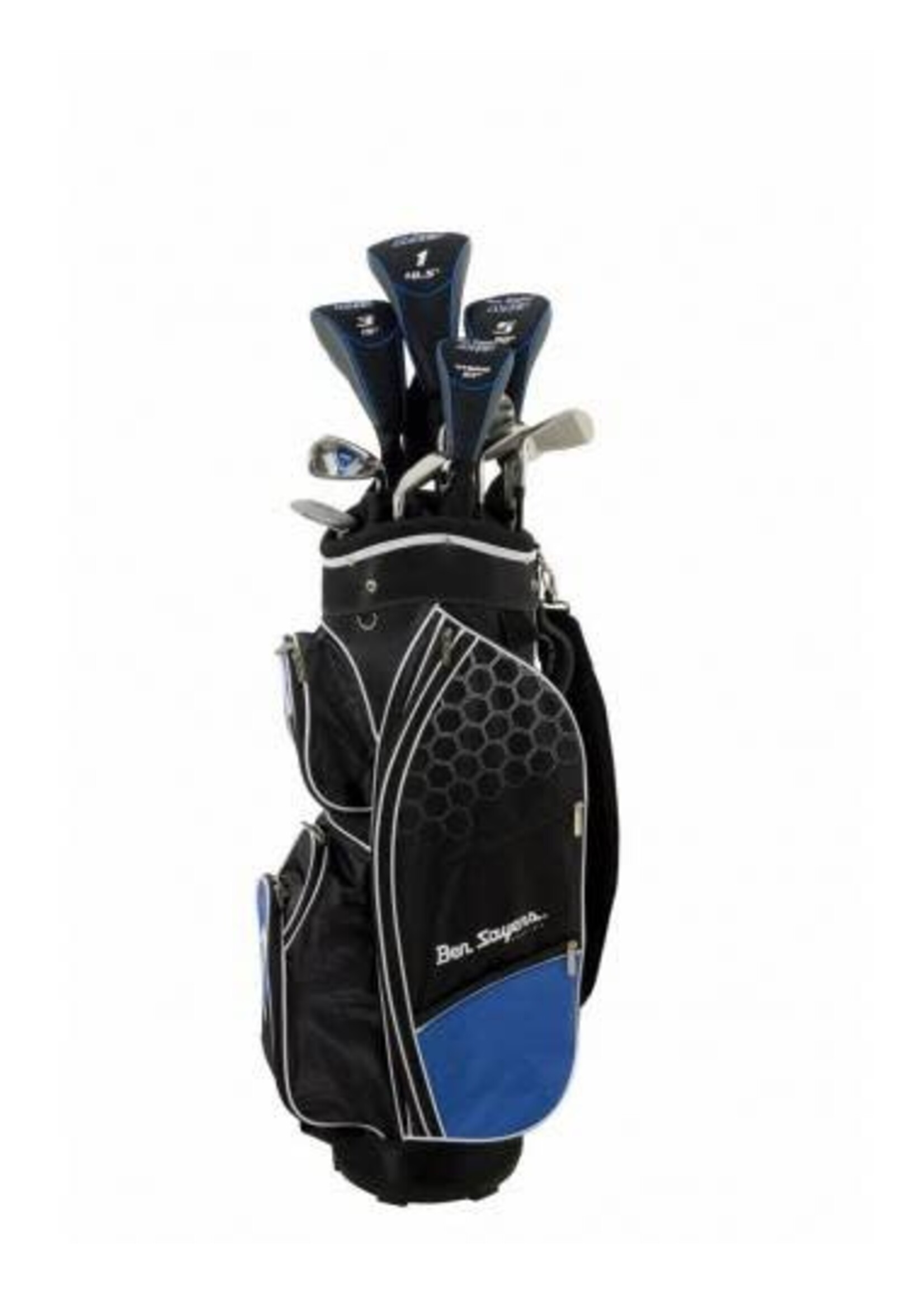 Ben Sayers Ben Sayers M8 complete set Black/Blue Cartbag Heren RH staal +1"