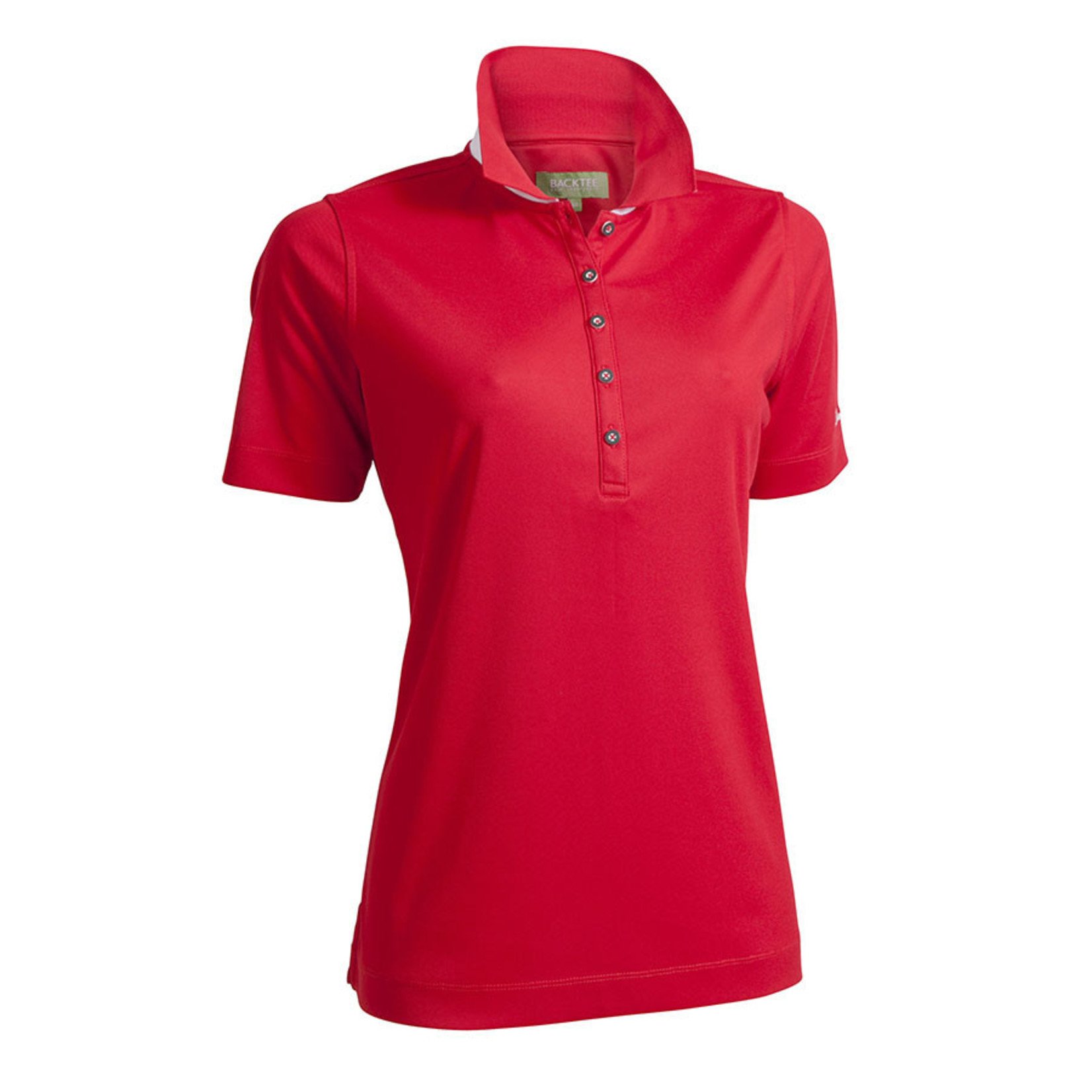 Backtee Backtee Ladies Quick Dry Perf Polo NAVY