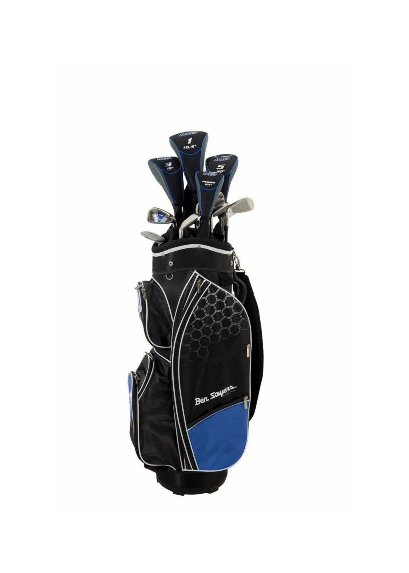 Ben Sayers Ben Sayers M8 complete set Black/Blue Cartbag Heren RH graphite