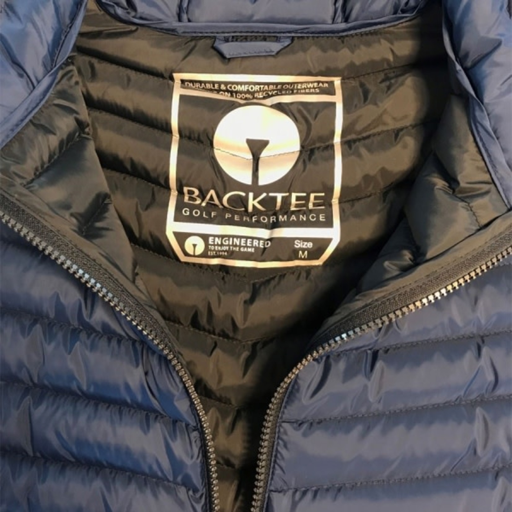 Backtee BackTee Ladies Recycled Panel Bodywarmer / Gilet Navy