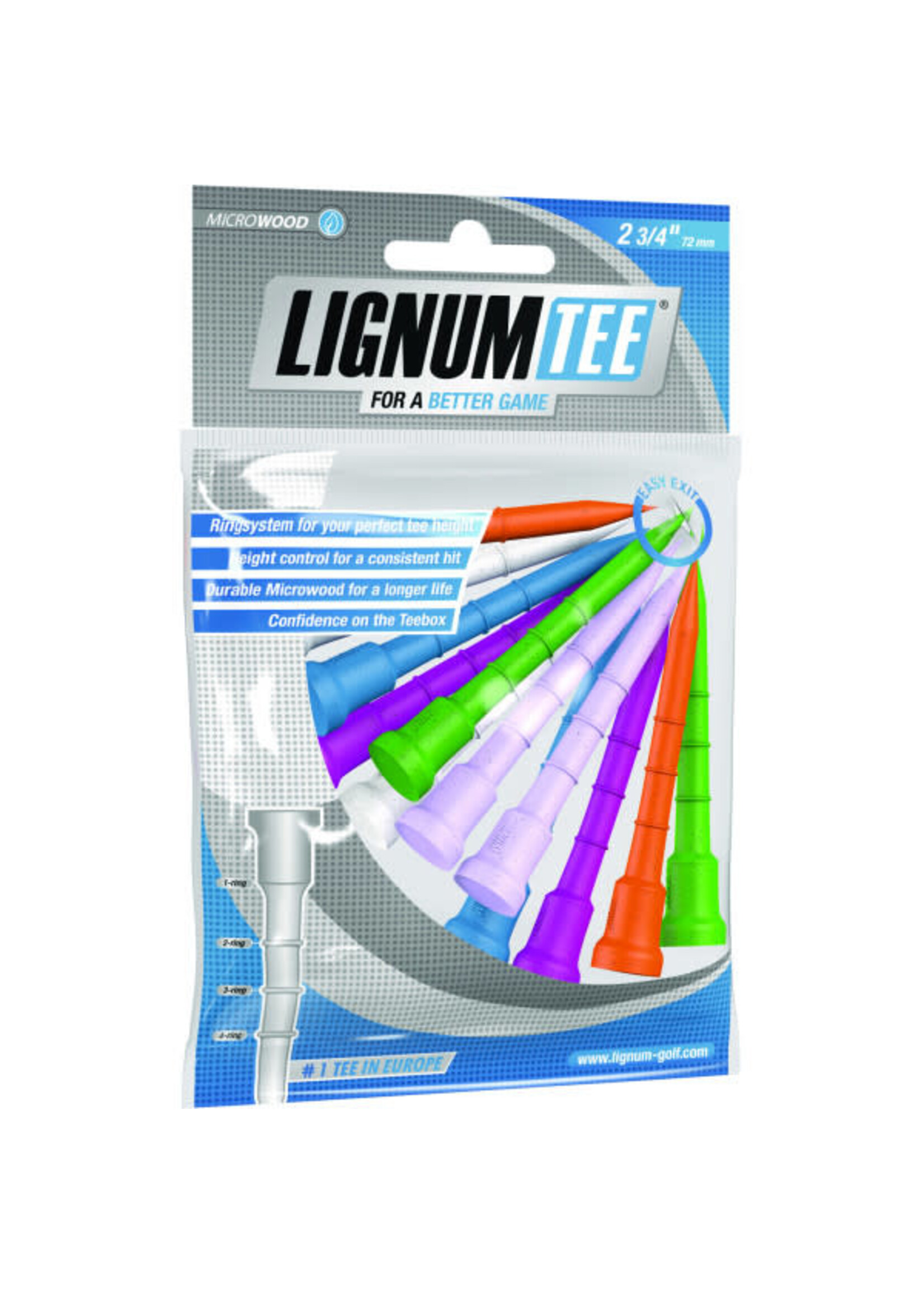 Lignum Lignum Tees 72mm Neon