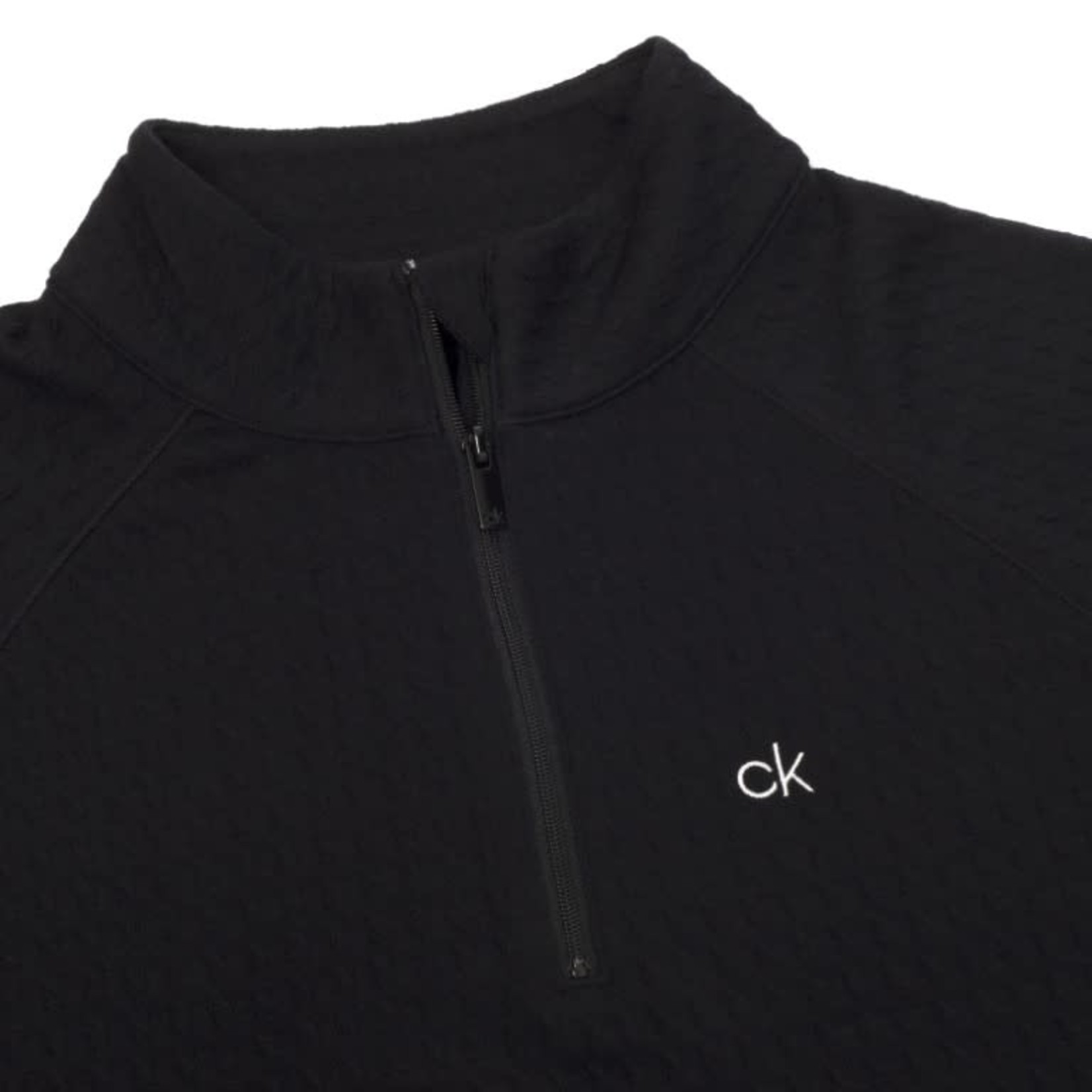 Calvin Klein Calvin Klein Mina Zip Neck Polo - Black