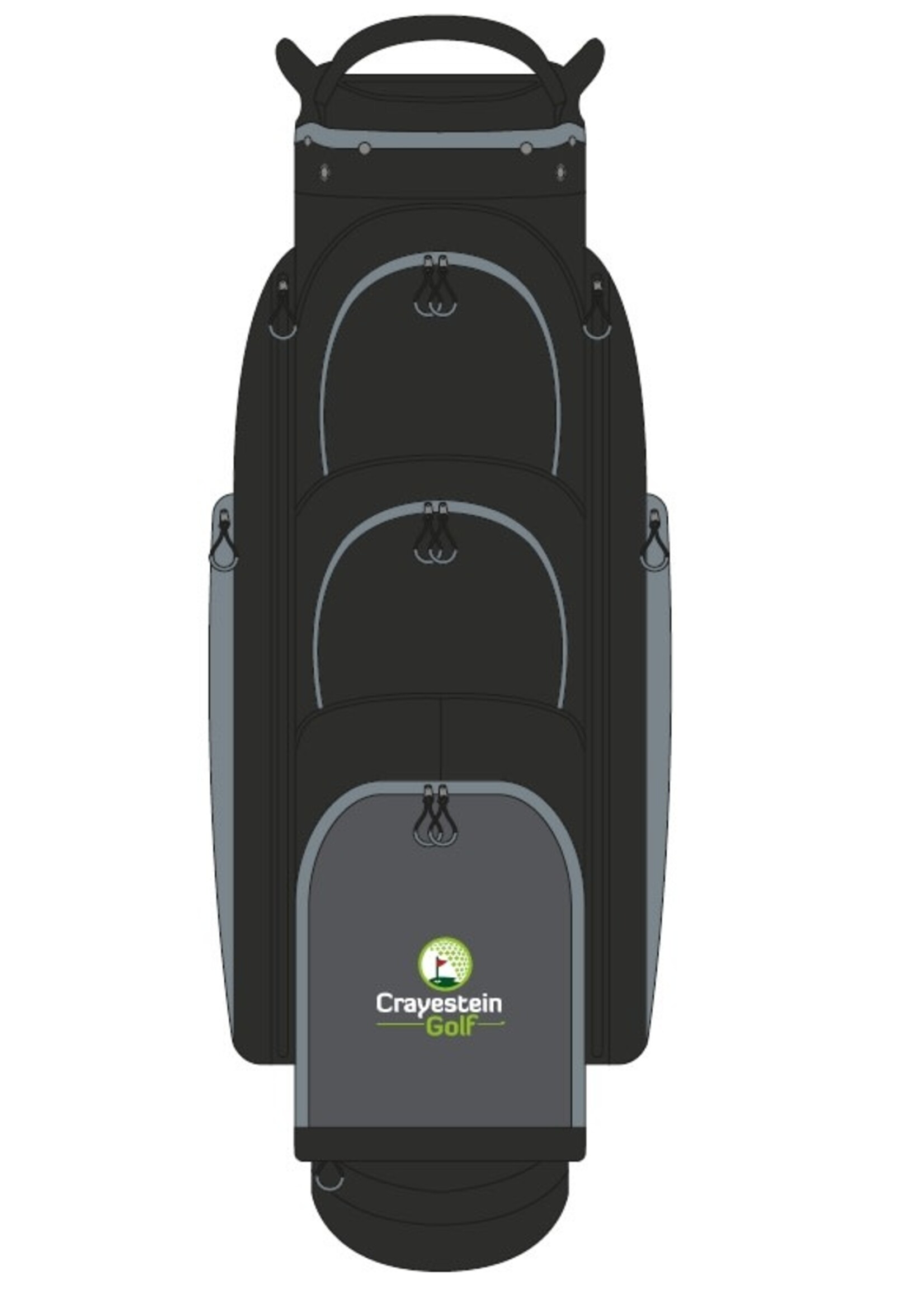 LVL4 LVL4 Cartbag /w Crayestein Golf Logo