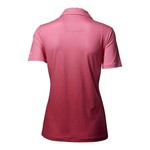 Backtee Backtee Ladies Dip Dye Polo roze/rood L