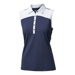 Backtee Backtee Ladies Colour Sleeveless navy/white 3014, navy L