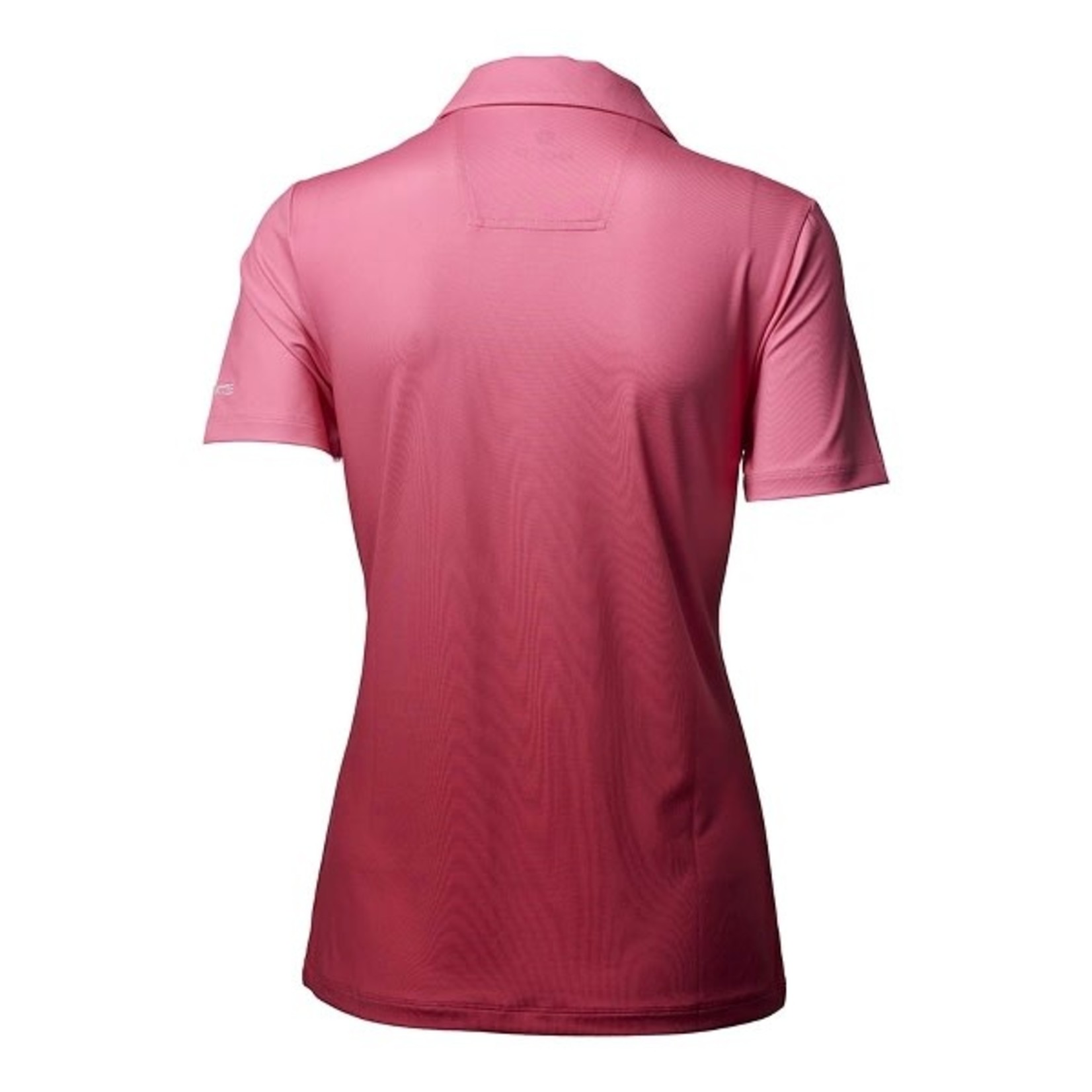 Backtee Backtee Ladies Dip Dye Polo roze/rood 2XL