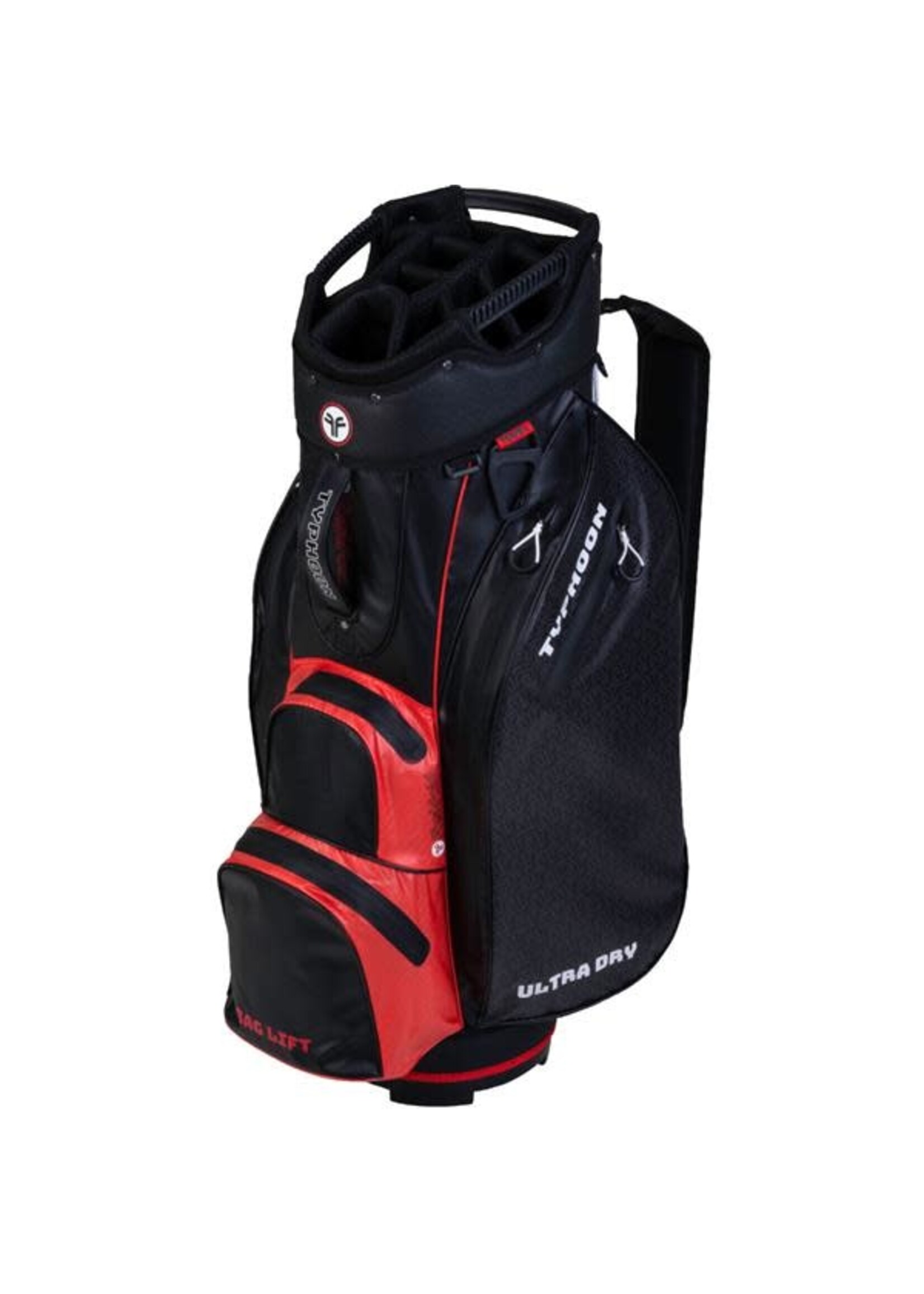 FastFold FastFold Typhoon Waterproof Cartbag - Black/Red/White