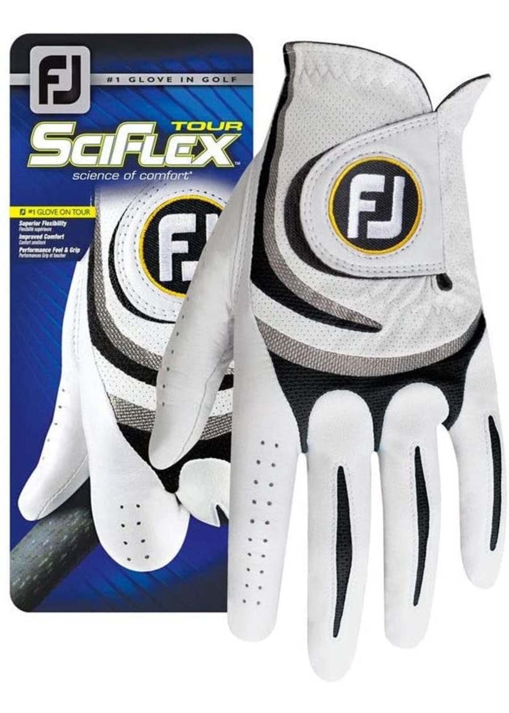 Footjoy Footjoy SciFlex Mens (left hand) White/Assorted (68026E)