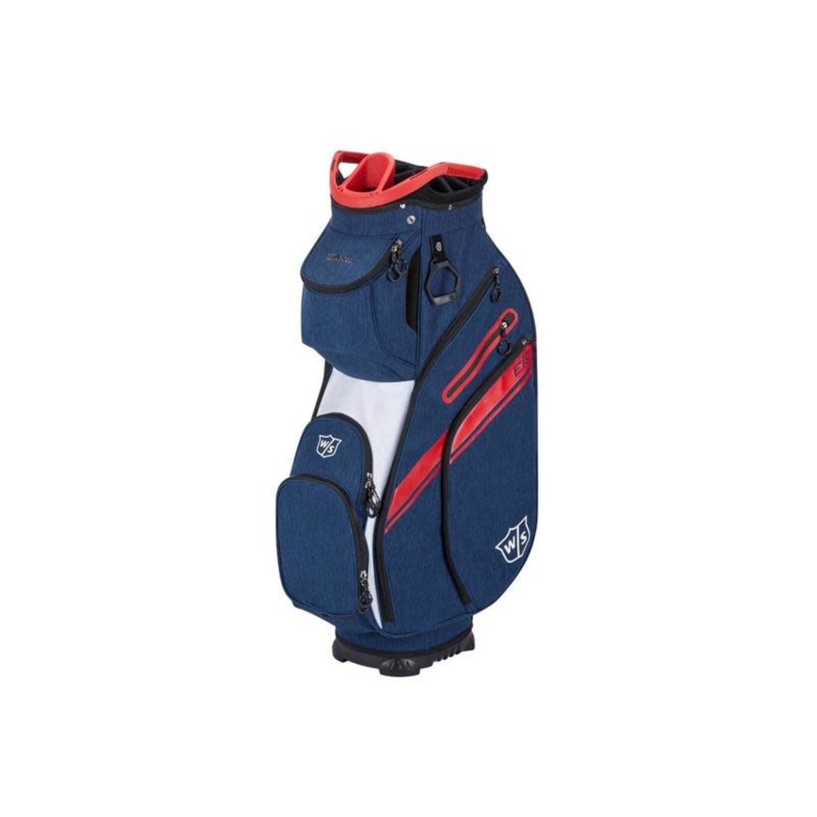 Wilson Wilson EXO II Cartbag Navy/White/Red + Pro Staff SGI Complete Set - Driver, W5, HY5, 7-SW, Putter - RH Graphite