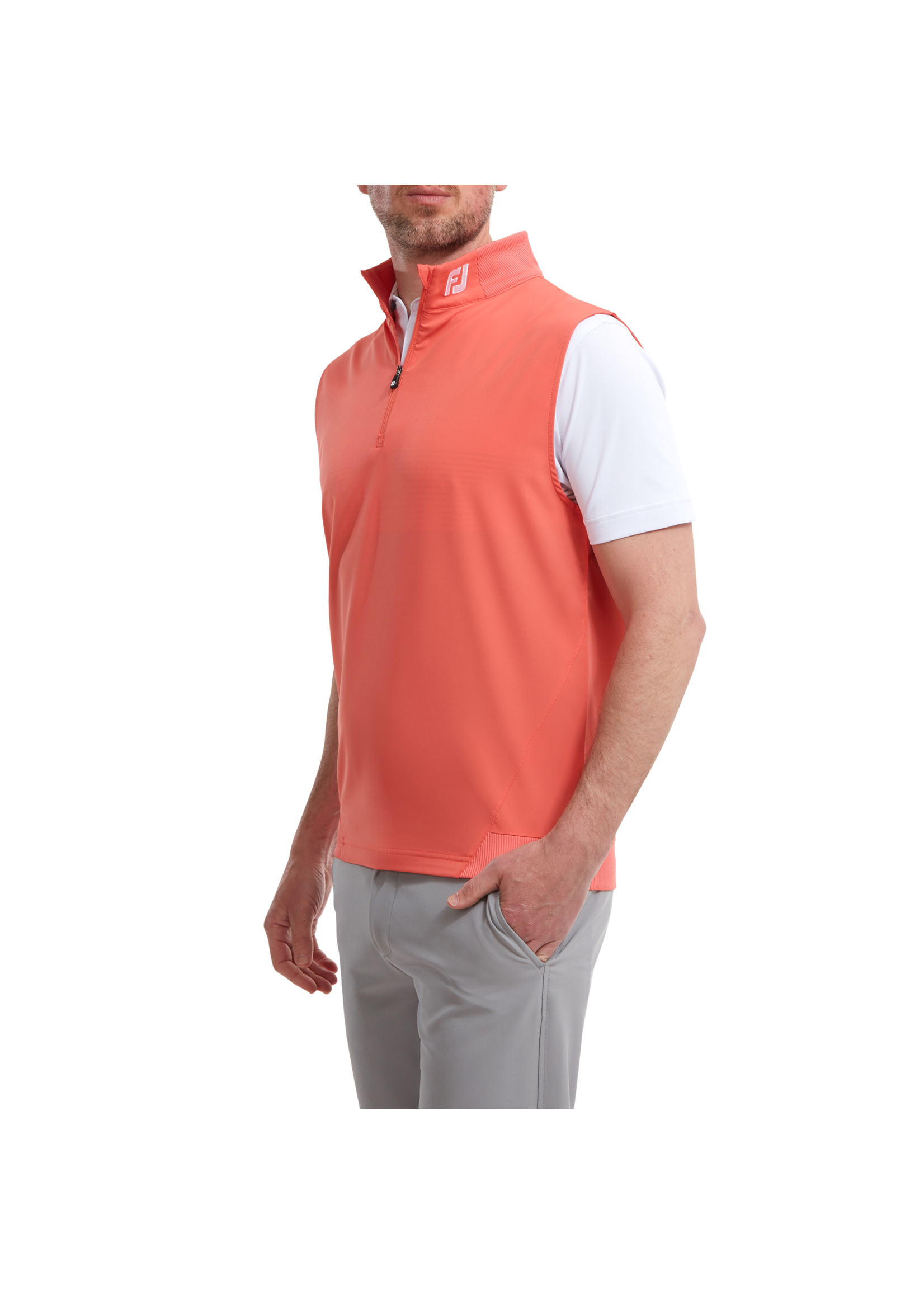 Footjoy Footjoy Stretch Woven Vest - Coral