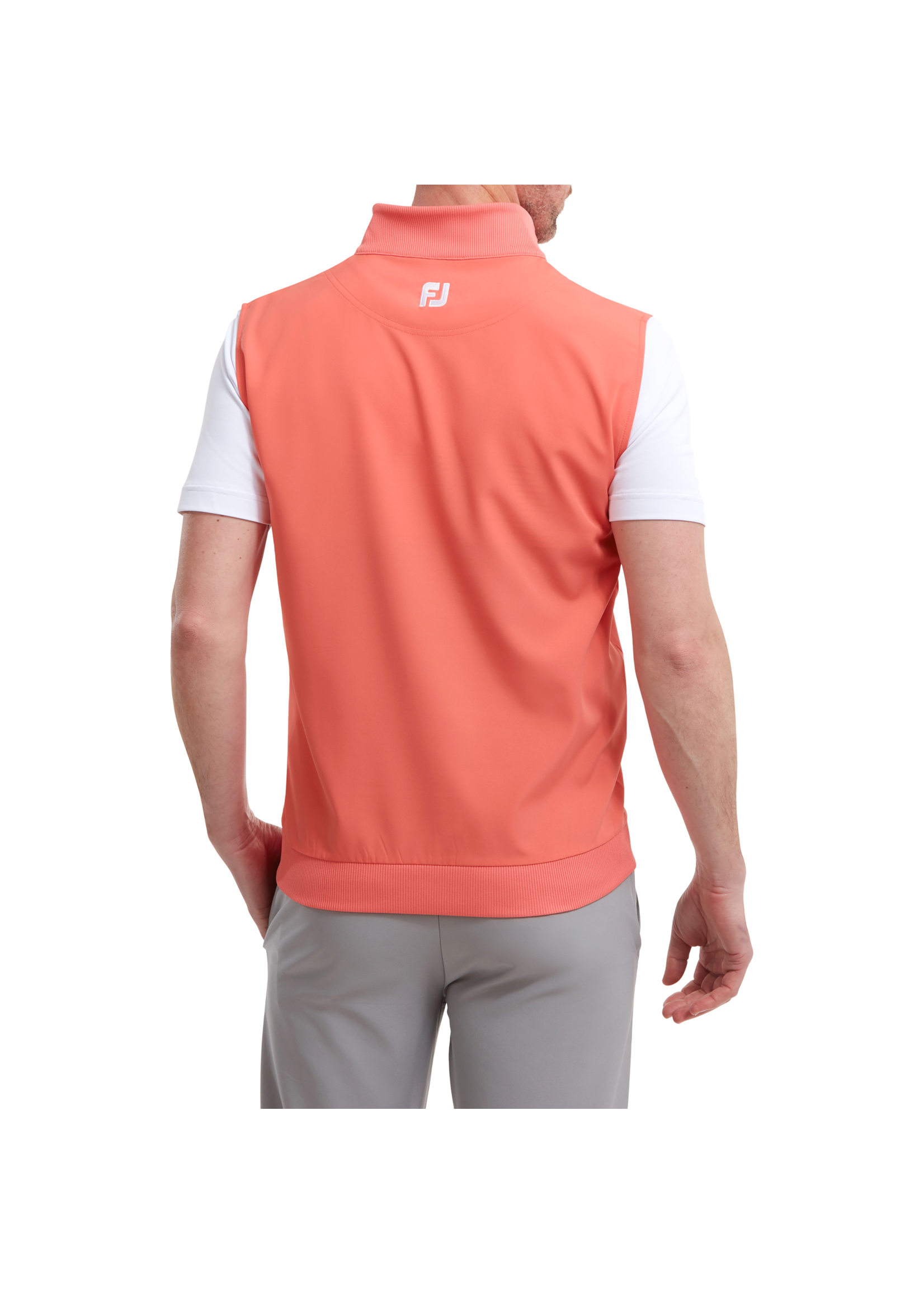 Footjoy Footjoy Stretch Woven Vest - Coral