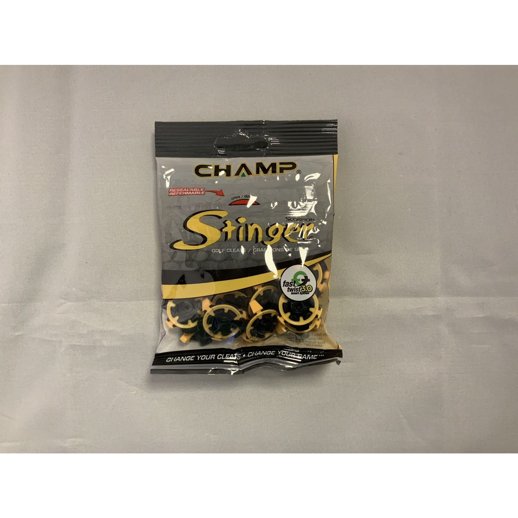 Champ Champ  Stinger Fasttwist 3.0 geel/zwart zakje