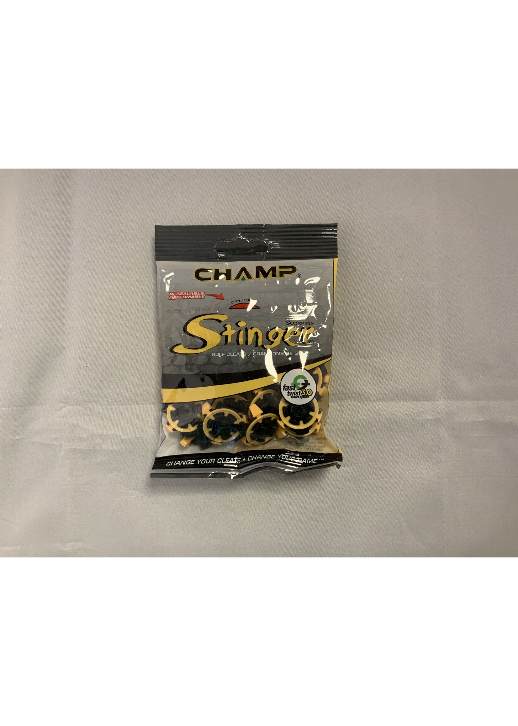 Champ Champ  Stinger Fasttwist 3.0 geel/zwart zakje