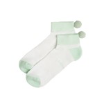 Rohnisch Röhnisch 2-Pack Pompom Socks - Sea foam 36-38