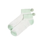 Rohnisch Röhnisch 2-Pack Pompom Socks - Sea foam 39-41