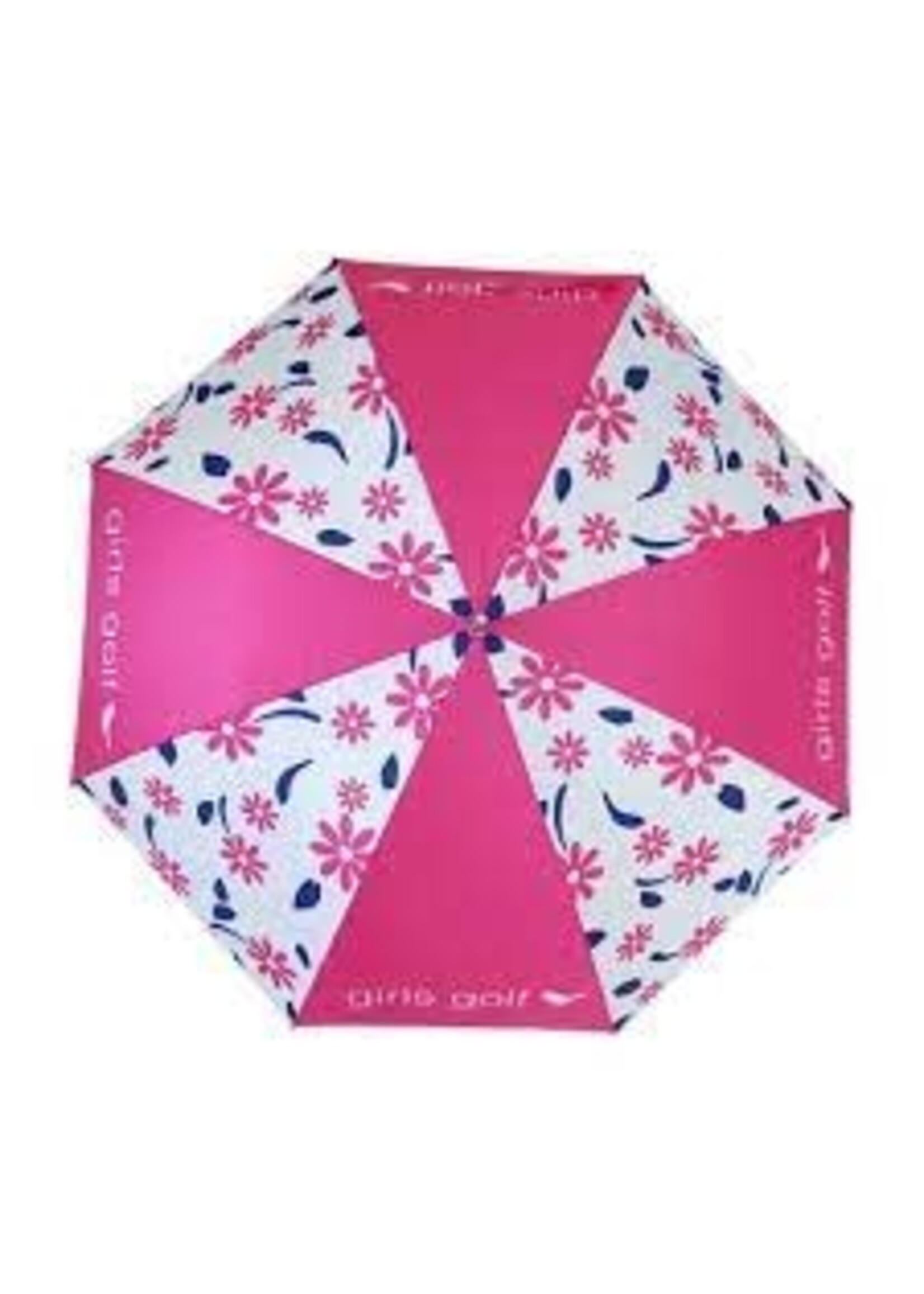 Girls Golf Girls Golf Umbrella - Pink Against Rain