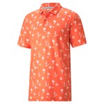 Puma Puma Cloudspun Conservation Polo - Hot Coral Bright