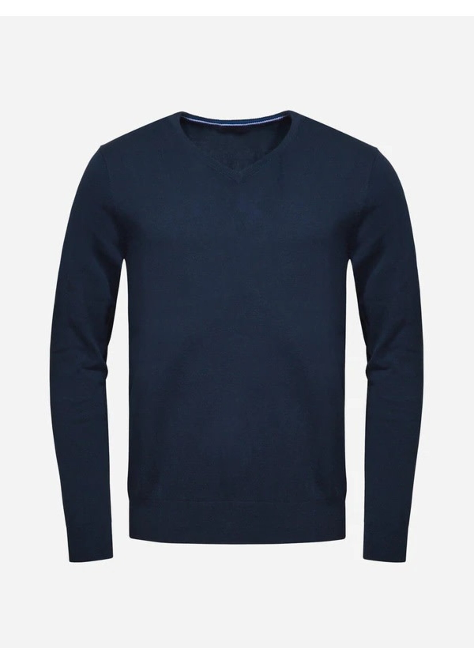 Cross Cross M Classic V Pullover - Navy