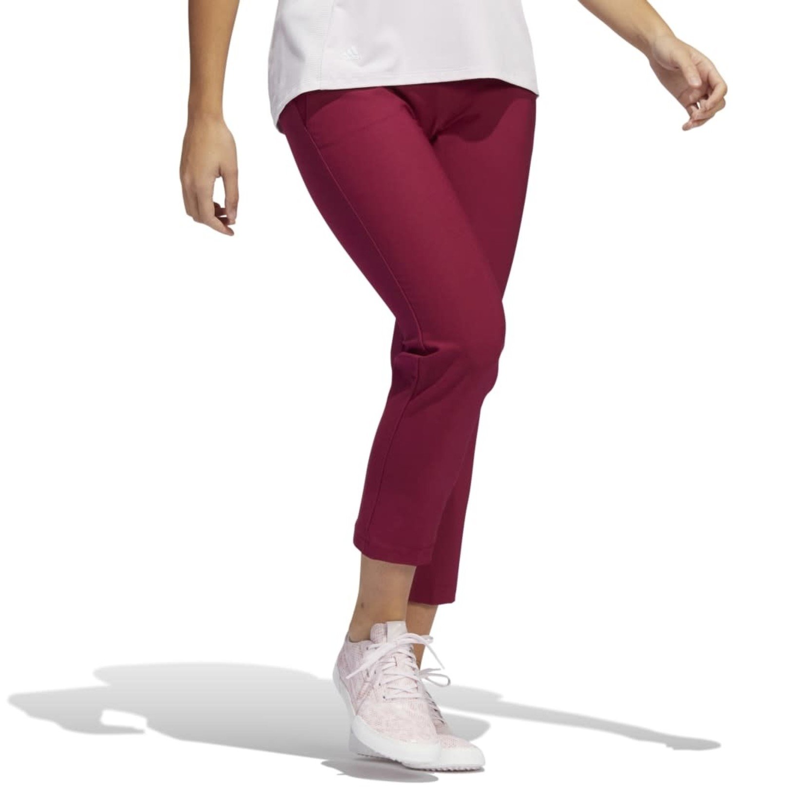 Adidas Adidas W Pull on Ankle Pant - Legacy Burgundy