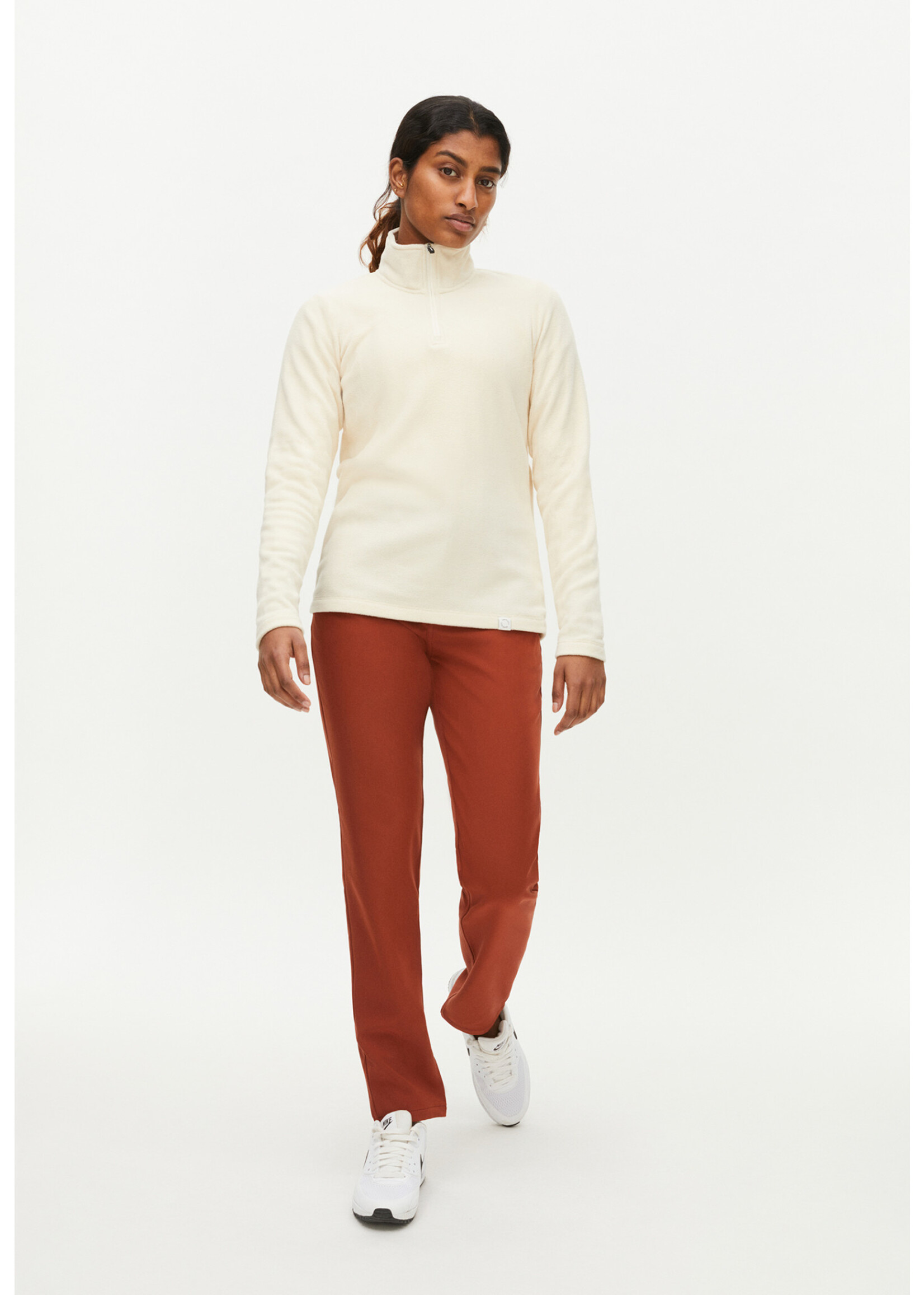 Rohnisch Rohnisch Light Fleece 1/2 Zip - White Swan