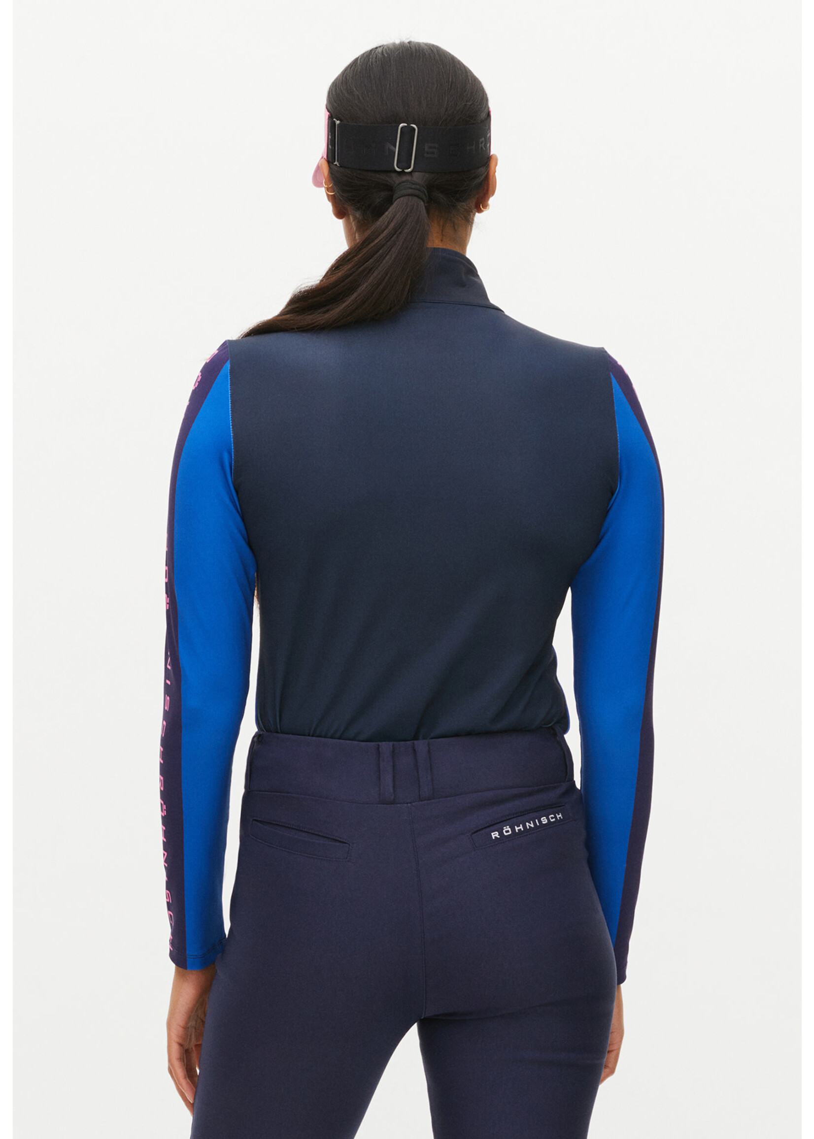 Rohnisch Rohnisch Coco Block 1/2 Zip - Navy