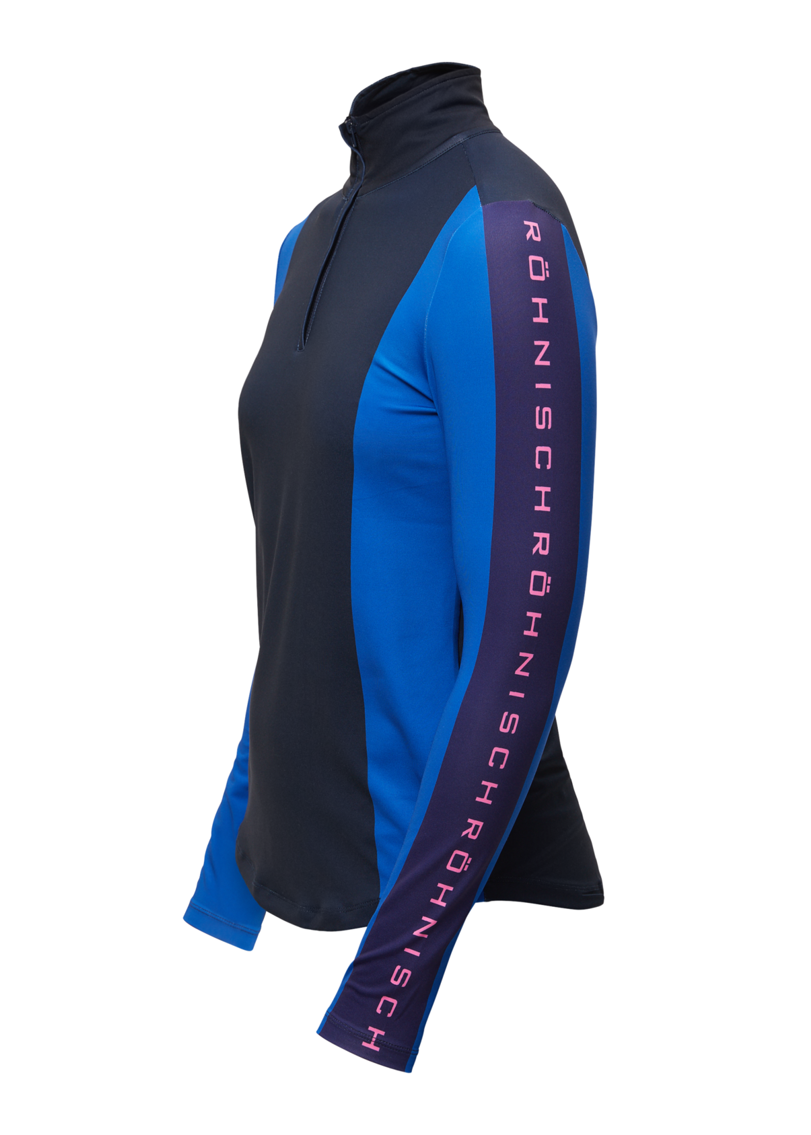 Rohnisch Rohnisch Coco Block 1/2 Zip - Navy
