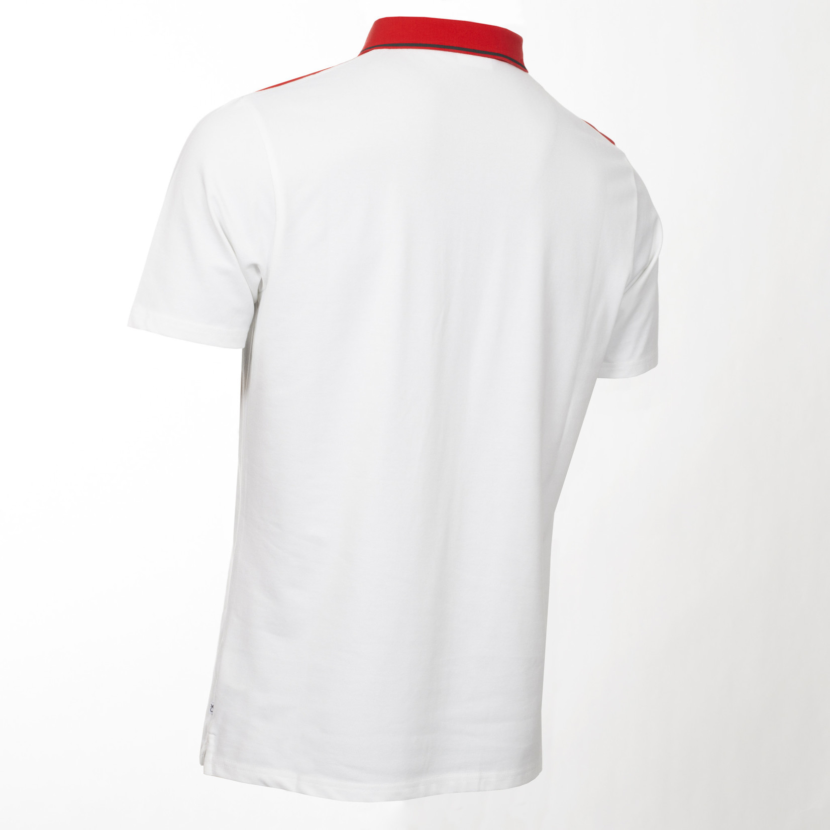 Calvin Klein Calvin Klein Pacific Grove Polo - White/Cardinal Red