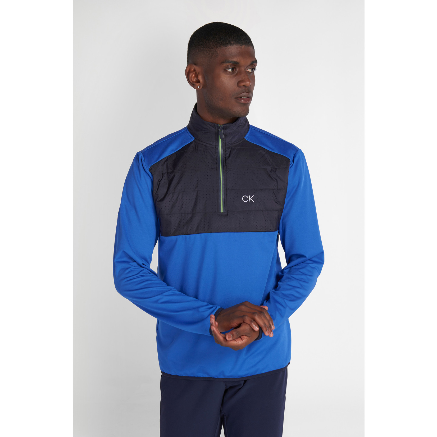 Calvin Klein Calvin Klein Forest Lake Half Zip - Ocean Blue