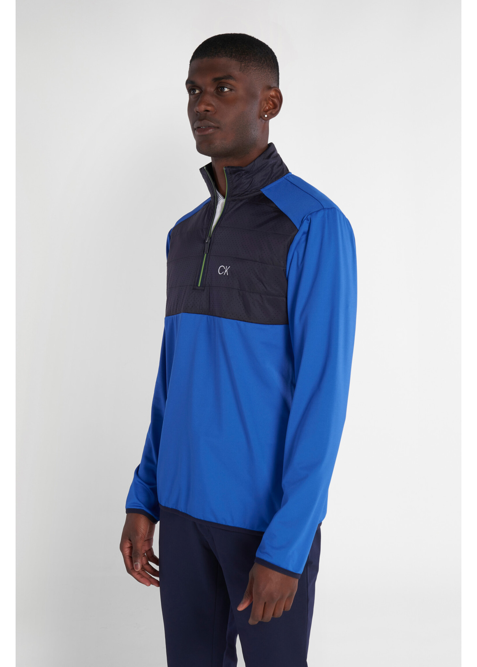 Calvin Klein Calvin Klein Forest Lake Half Zip - Ocean Blue