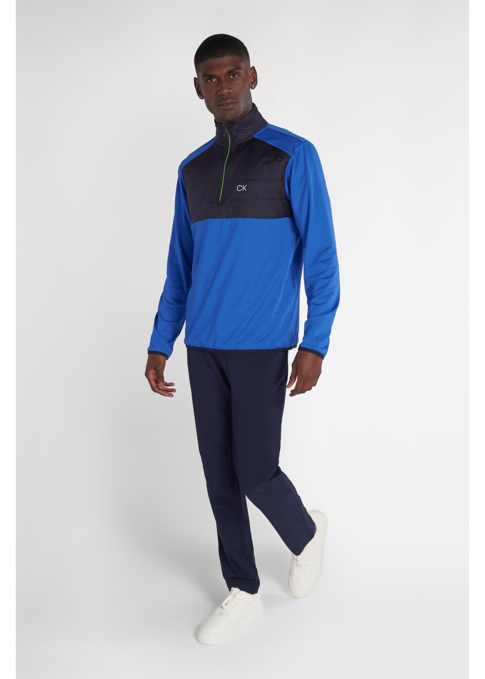 Calvin Klein Calvin Klein Forest Lake Half Zip - Ocean Blue